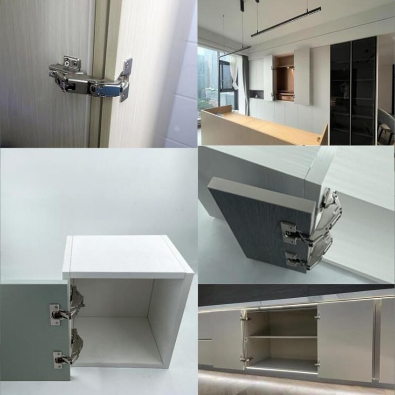 180 Degree Hinges Frameless Cabinet Doors Hinges Concealed Hydraulic Adjustable