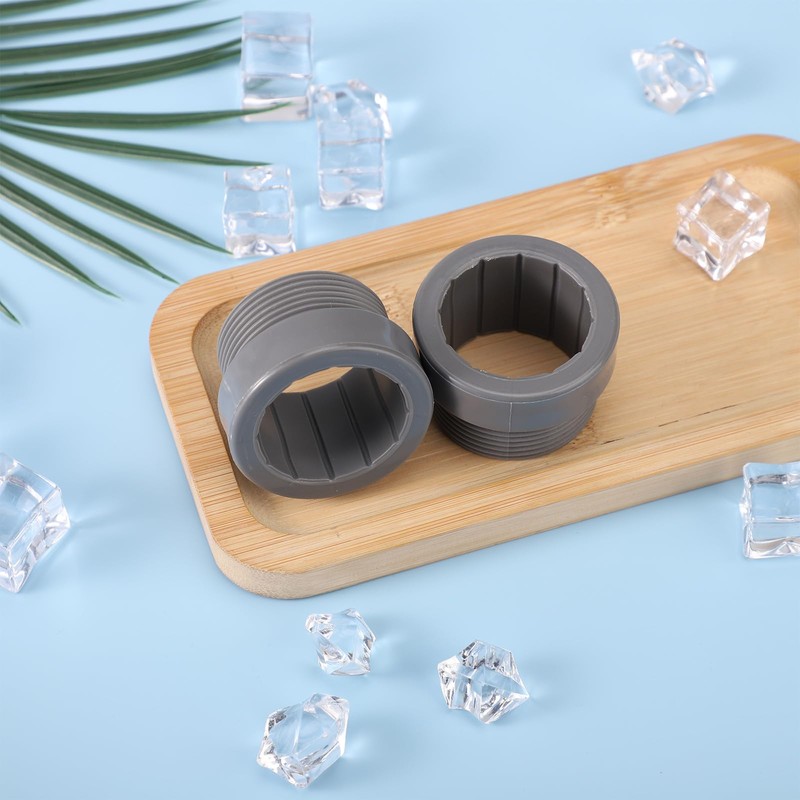 2pcs Pool Umbrella Pole Sleeve Stabilizer, Threaded Cone Wedge Plug