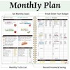 Undated Budget Planner with Tag Stickers, A5 Monthly Budget Planner