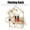 PunchFree Wall Storage Rack Wall Hanging Floating Shelf Bedroom Living