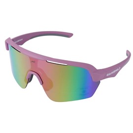 Gamswild WS7138 Cycling Glasses Berry - Sunglasses - Fast Road Cycling Glasses - Shatterproof Polycarbonate Lenses with 100% UV400 Protection - 32g
