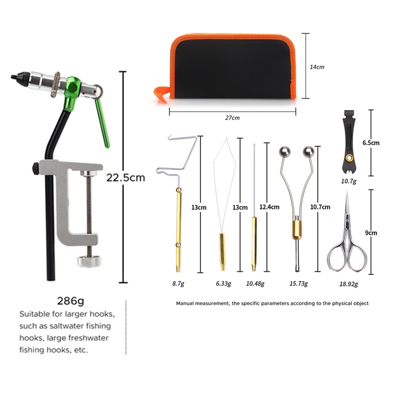Fly Tying Tools Kit with Fly Tying Threader Needle Whip