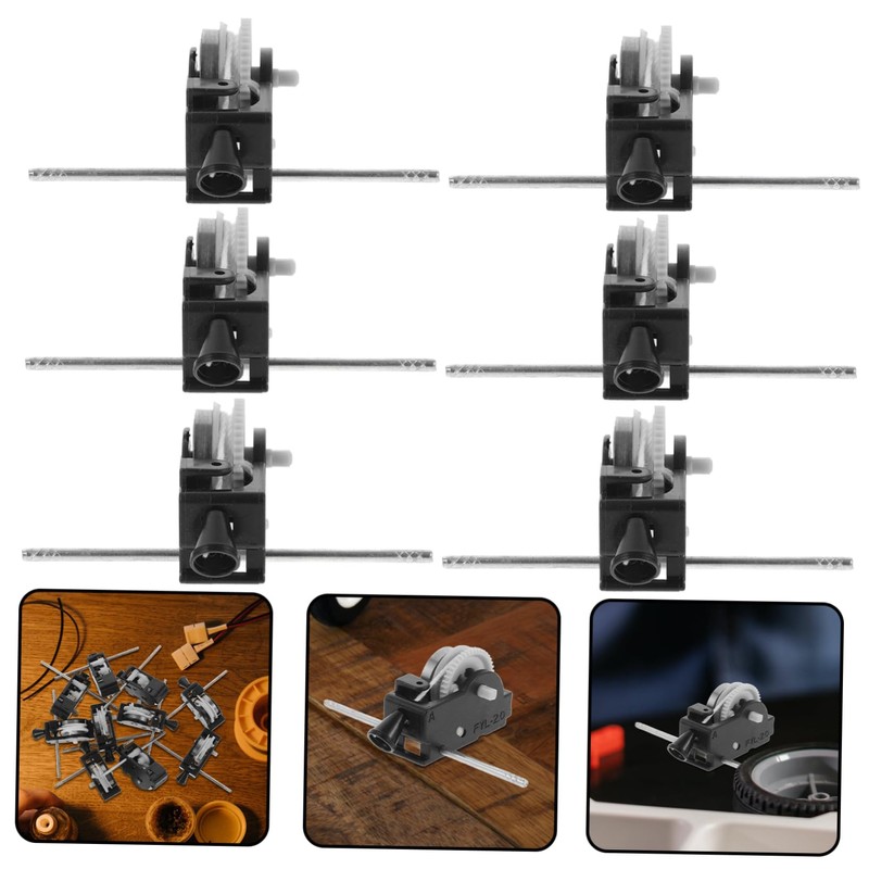 Totority 10pcs Cable Gear Box Toy Mini Movement Car Mechanism