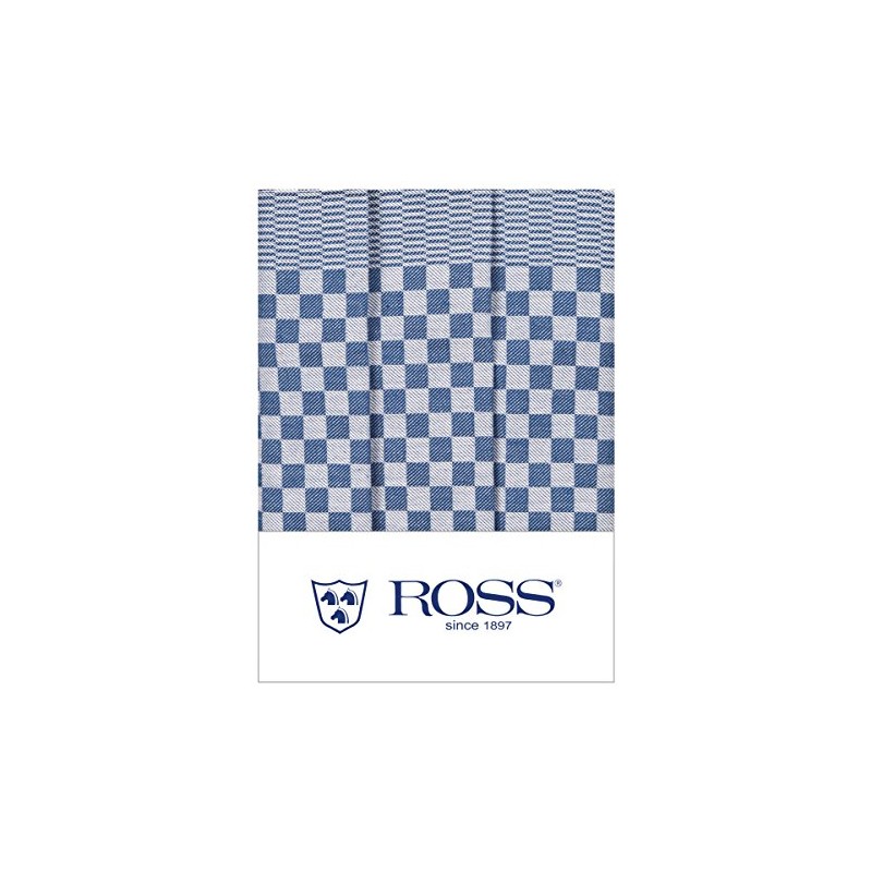 Ross Pack of 3 Cotton Tea Towels Gebild Yellow 45x65