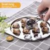 StnKitchExplor 4pcs Set of Escargot Tool Stainless Steel Snail 4