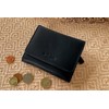Gusti Marely Women's Leather Wallet, black, Retro
