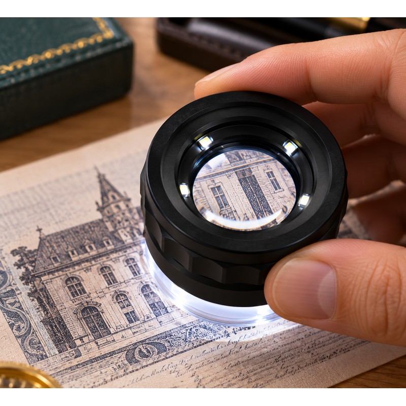 10X Jeweler Loupe for Detail Inspection – Rechargeable K9 Optical