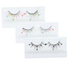 Beavorty Sequin False Eyelashes Glitter Lashes for Cosplay Makeup Natural