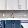 JOY DECOR 10 Pack 5 Inch Brushed Satin Nickel Kitchen