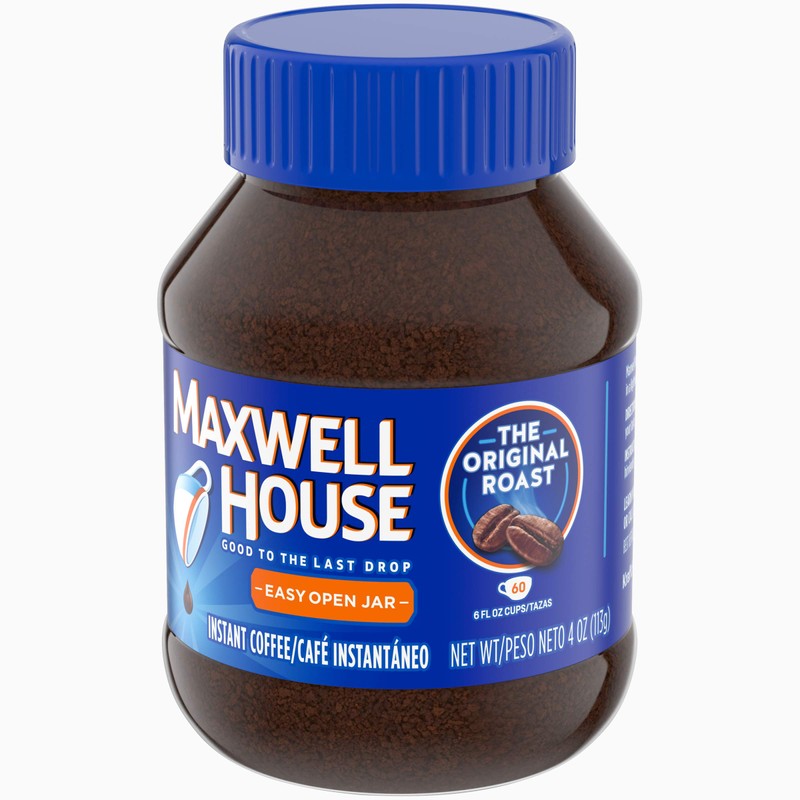 Maxwell House Original Medium Roast Instant Coffee (4 oz Jar)