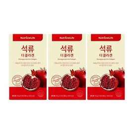 Nutri One Life [Immediate deadline 2027.1.27] Nutri One Life Pomegranate The Collagen 20g x 14 sachets (renewal) 3 pcs Ss 1 pc / [기한임박 2027.1.27] 뉴트리원라이프 석류 더 콜라겐 20g x 14포 (리뉴얼) 3개 Ss 1개