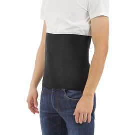 (Mika Takahashi Development) Missy List Silk Belly Wrap, Men's, Unisex, Winter, Cold Protection, Thin But Warm, Used by Celebrities, Cold Protection, Warm, Warm Activities (Black)