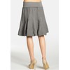 Caspar RO014 Women’s Linen Skirt with Figure-Friendly Elastic Waistband -