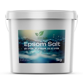 Epsom Salt Epsom Salt Magnesium Sulphate Food Grade Bath Salt in Bucket Premium Quality (1 kg)