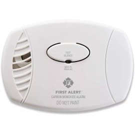 BRK CO605B Carbon Monoxide Alarm 120 VAC with 9V Battery Backup