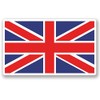 2 x 10cm/100mm Great Britain Flag Window Cling Sticker Car