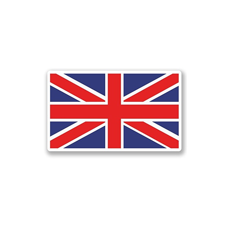 2 x 10cm/100mm Great Britain Flag Window Cling Sticker Car