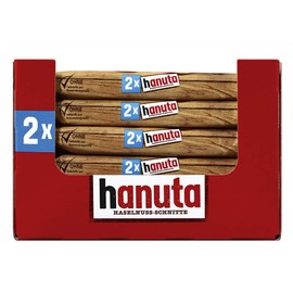 Hanuta 18x44g - Hazelnut slices with crunchy waffles
