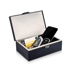 WHonor Faraday Box for Car Keys, RFID Signal Blocker Key Fob Protector, 15 Keys Capacity Anti-Theft Keyless Entry Security Cage