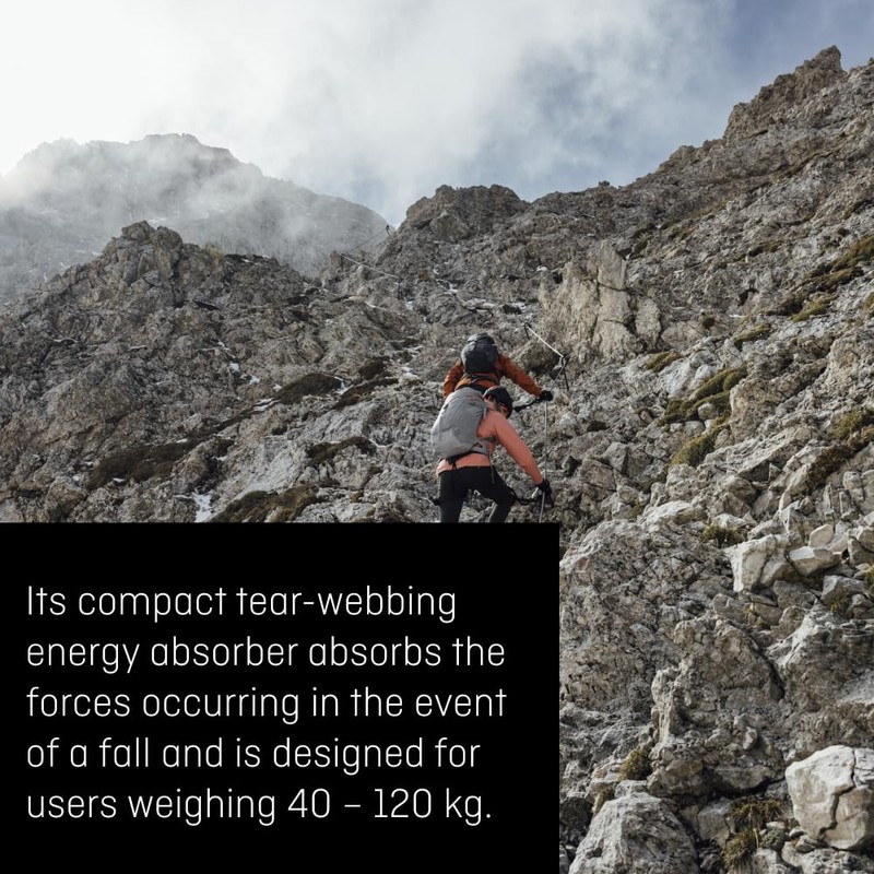 Salewa Premium Attac Via Ferrata Set , Black