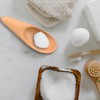 Bojueshaw 6Pcs Small Wooden Spoons,Mini Tea Spoon,Natural Wooden Measuring Spoons