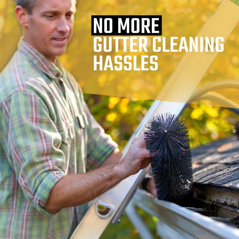 GutterBrush Gutter Guard 3-Size Sample Pack - 6 Inch Lengths