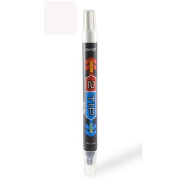 ColorRite 2Tip for SRT Viper Automotive Touch-up Paint - Viper Bright White PWA/BWA - Color-and-Clearcoat Package