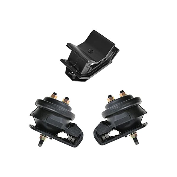 TRQ TRQ 3pc Engine & Transmission Mount Kit Set Compatible