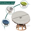 Iceberg Elf Outdoor Papasan Cushion Cover Only,(for 47in-55in Papasan Cushion