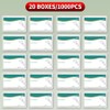 Ultra-Fine Dental Floss Picks with Pointed Toothpick, 150/300/600/1000 Count Options