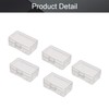 Fielect 5 Piezas 53X35.3X19.7 mm Caja organizadora para pilas 9V