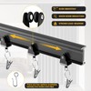 Flexible Ceiling Curtain Track Ceiling Mount, Curved Curtain Rod, Sliding
