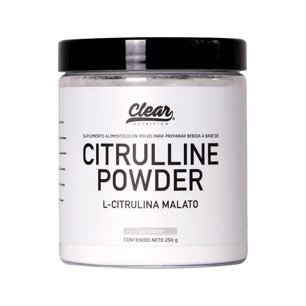 Clear Citrulline Powder Citrulina Malato 250g 50 Servs Sabor Sin