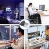 2Pcs Desk Cord Hole Cover, Cable Pass Through Wall Plate,