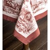 Maison d' Hermine Holy Jouy - Brown 100% Cotton Tablecloth