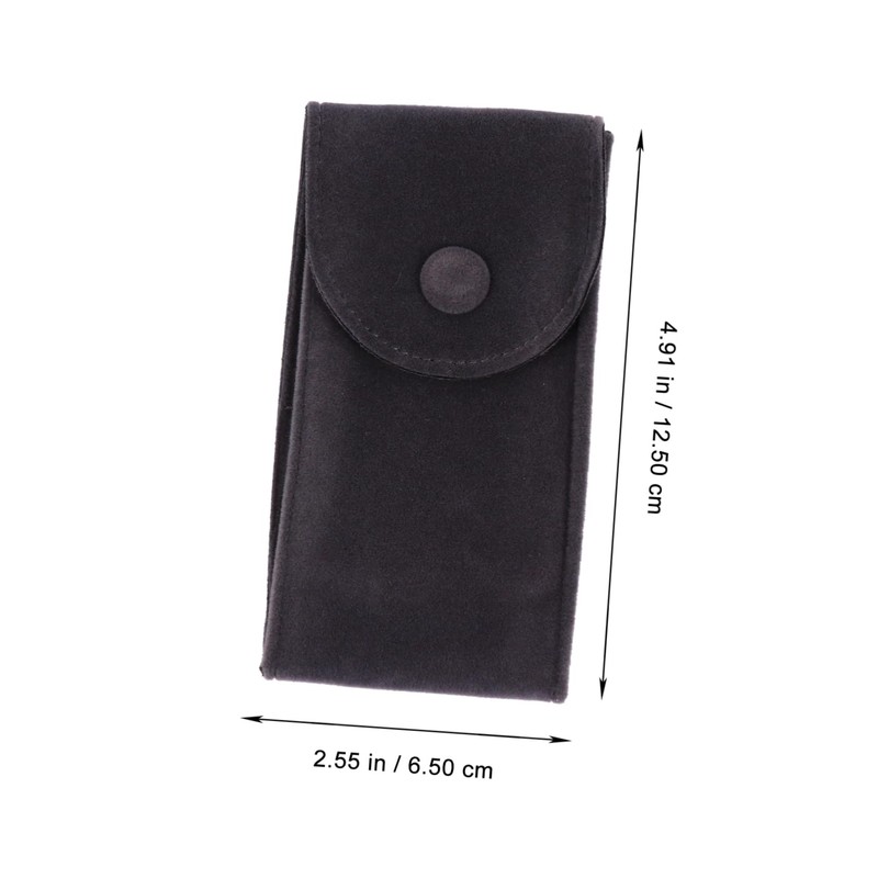 SAFIGLE Practical Dark Grey Travel Watch Pouch Case Non-woven Storage