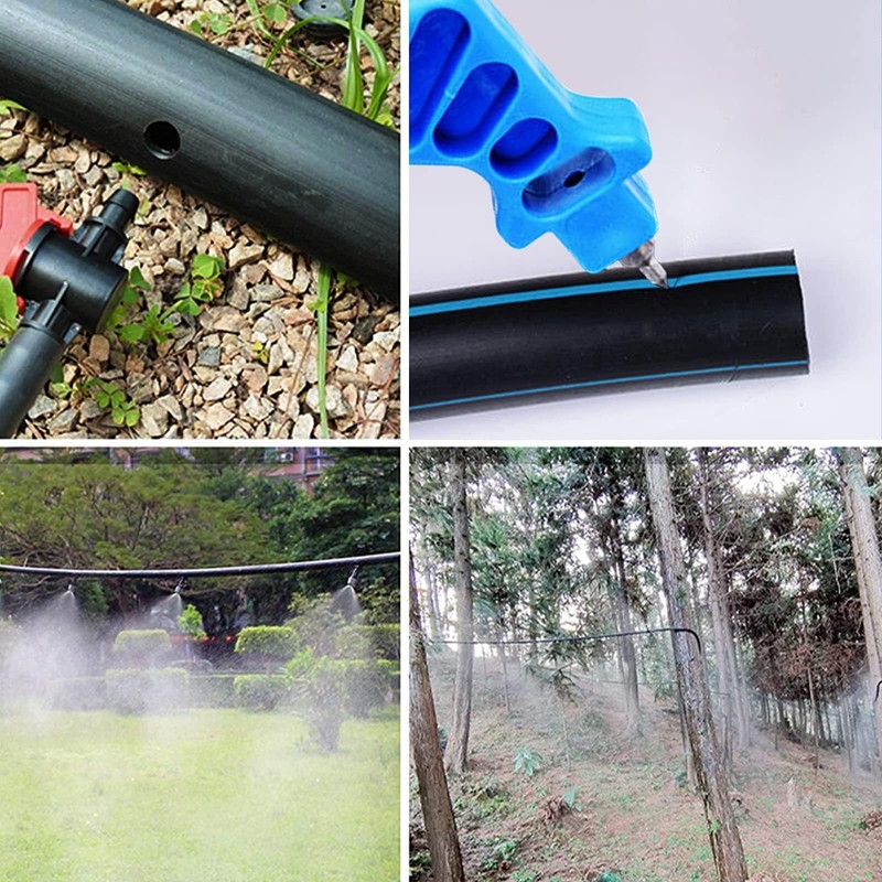 2-in-1 Drip Irrigation Tubing Hole Punch & Fitting Insertion Tool