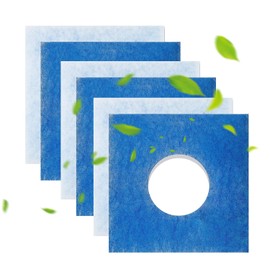 Replacement Filter for Saloon Fans LF/ELF and F/C, Filter 226 x 226 x 18 mm, Hole 95 mm, Type F-LF/5 00010 LIG – Replacement Filter Dust Filter Air Filter Limo Filter Pack of 6