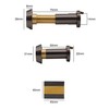 Door Viewer Dark Bronze Peephole Wide Angle 50-75mm Thick Doors
