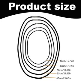 Pack of 5 Leather Cord Necklace 3 mm Black Faux Leather Braid Necklace with Clasp Press Stud / Swivel Buckle 40-60 cm Leather Chain Leather Cord for Men and Women (Black)