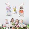 Arosche Extra Large Easter Decorations Outdoor Easter Bunny Yard Signs