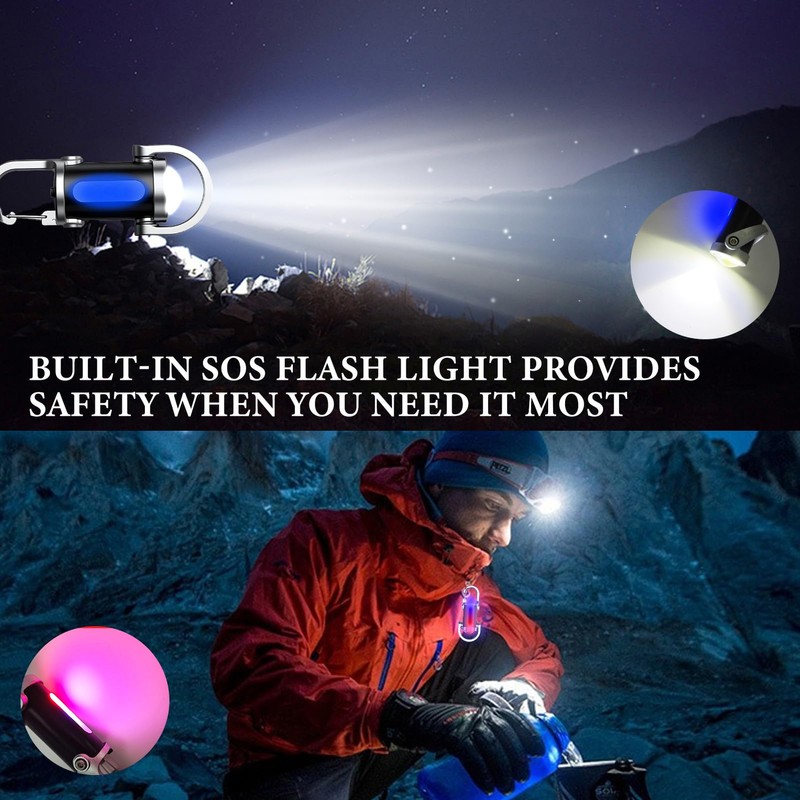 Mini Keychain Flashlight Waterproof Mini LED Torch Keychain