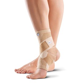 MALLEOTRAIN S Open Heel Knöchelbandage, Herren, Nature/Beige, Right 2