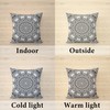 ggaimwf Moroccan Cushion Covers, Black, 60 x 60 cm, Boho
