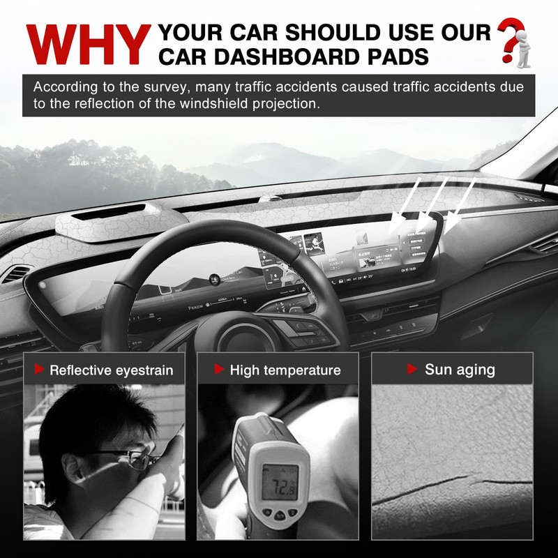 Autorder Dashboard Cover Mat for 2024 2025 2026 Buick Envision