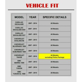 AutopartsMAXonline Fit for Chevy GMC Tahoe Yukon Silverado Sierra 1500 Front Rotors and Brake Pads