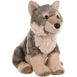 Wild Republic Wolf Plush, Stuffed Animal, Plush Toy, Gifts for Kids, Cuddlekins 12 Inches