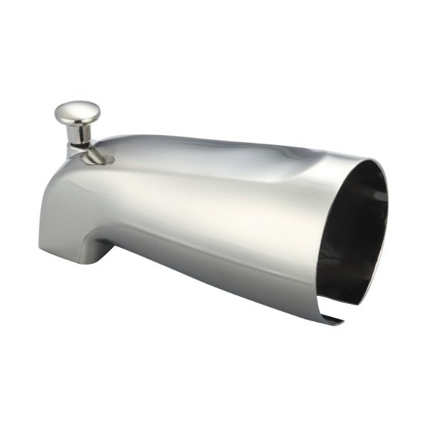 Olympia Faucets OP-640015-BN IPS Diverter Tub Spout, 1/2-Inch, PVD Brushed