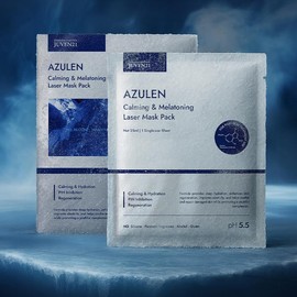 Juben 21 Juven21 After Laser Mask Pack 1 box 5 sheets Melatoning Extreme Cooling Whitening Tranexamic Acid / 쥬벤21 에프터레이저 마스크팩 1box 5매 멜라토닝 극강쿨링 화이트닝 트라넥삼산