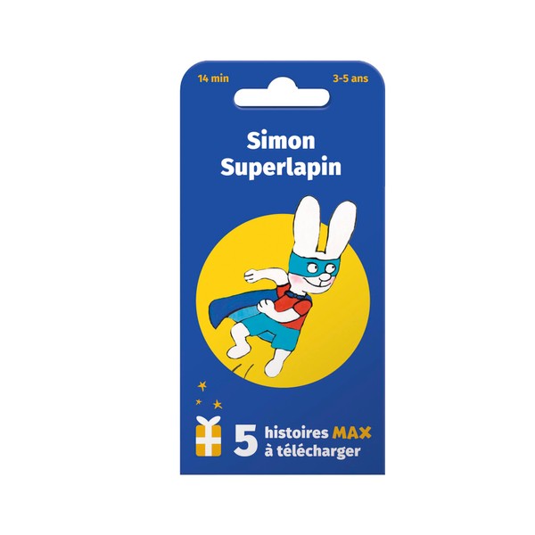 MAX - Carte Simon Superlapin - La Boîte à Histoires